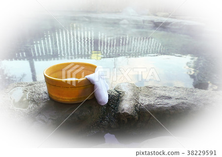 溫泉戶外浴圖像 溫泉戶外浴圖像 38229591