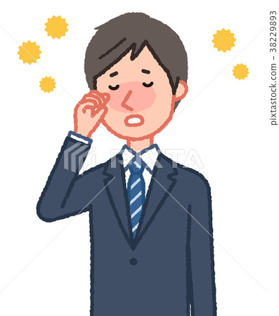 Men with hay fever Men with hay fever 38229893