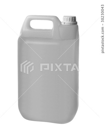 plastic jerry can isolated 38230043