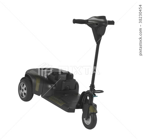 electric scooter isolated electric scooter isolated 38230454