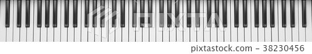 Dark Gray Synthesizer close up Dark Gray Synthesizer close up 38230456