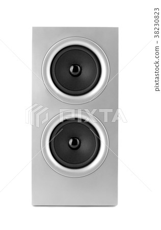 music speaker view isolated on white background 38230823