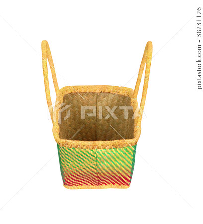 wicker basket isolated wicker basket isolated 38231126