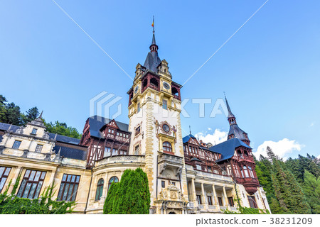 Daylight view from bottom to ornamented Daylight view from bottom to ornamented 38231209