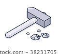 Large Hammer Icon 38231705