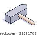 Large Hammer Icon 38231708
