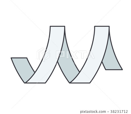Metal tape linear icon Metal tape linear icon 38231712