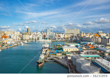 Okinawa city skyline in Naha, Okinawa, Japan Okinawa city skyline in Naha, Okinawa, Japan 38231959