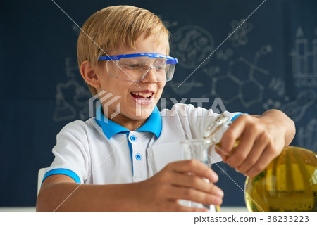 Enjoying chemistry class Enjoying chemistry class 38233223