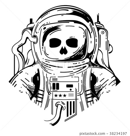 Black and white skull in suit Black and white skull in suit 38234197