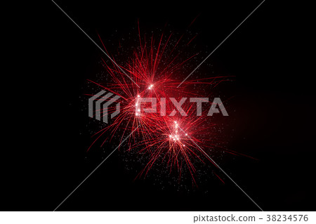 Fireworks on a dark background. 38234576