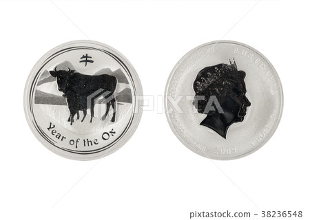 Australia silver coin 1oz 2009 Year of the Ox 38236548