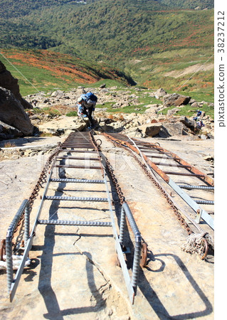 在Mt. Hayaike的Oda Koshi路線的山行跡 在Mt. Hayaike的Oda Koshi路線的山行跡 38237212