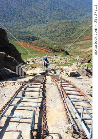 在Mt. Hayaike的Oda Koshi路線的山行跡 在Mt. Hayaike的Oda Koshi路線的山行跡 38237213