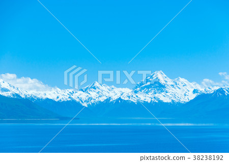 從普卡基湖看到的庫克山 從普卡基湖看到的庫克山 38238192