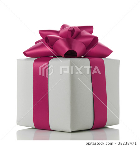 small green gift box with red ribbon bow isolated small green gift box with red ribbon bow isolated 38238471
