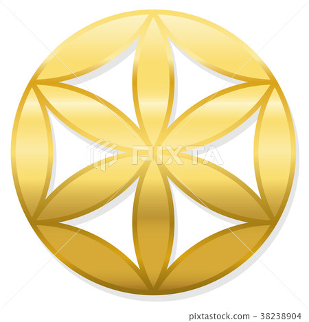 Golden Baby Flower Of Life Golden Baby Flower Of Life 38238904