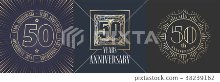 50 years anniversary vector icon, logo set 50 years anniversary vector icon, logo set 38239162