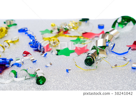 Carnaval decorations on dark wooden background Carnaval decorations on dark wooden background 38241042