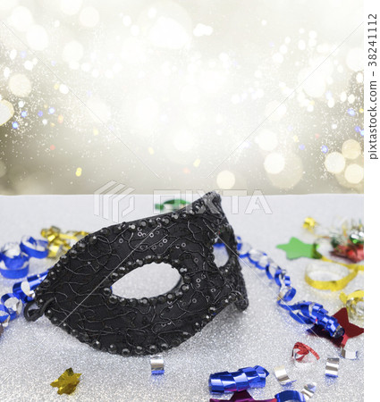 Mask with masquerade decorations Mask with masquerade decorations 38241112