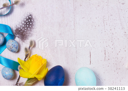 Blue easter eggs Blue easter eggs 38241113