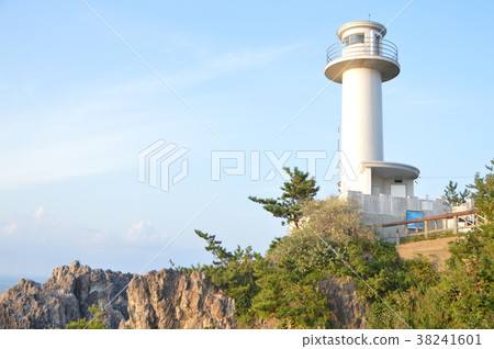 佐渡大崎燈塔（尖閣灣/佐渡島/佐渡市，新潟縣，北島） 38241601