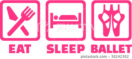 Icons for eat sleep ballet Icons for eat sleep ballet 38242302