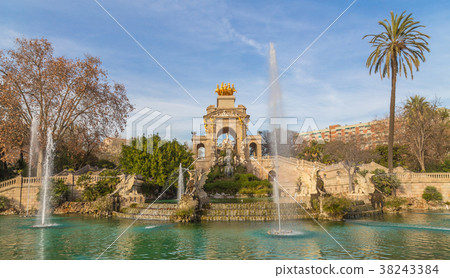 Fountain in the Parc de la Ciutadella Barcelona Fountain in the Parc de la Ciutadella Barcelona 38243384