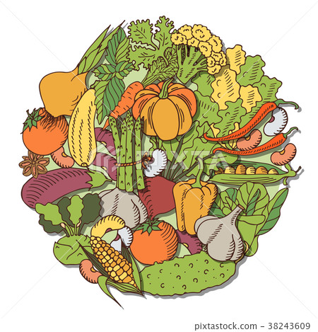 poster with vegetables poster with vegetables 38243609