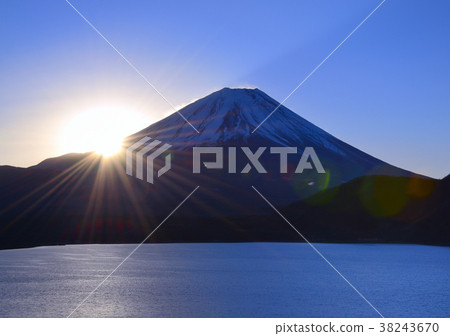 本栖湖和富士山-777 223 38243670