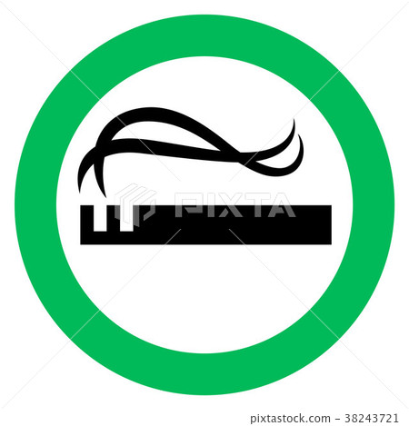 smoking area sign 38243721