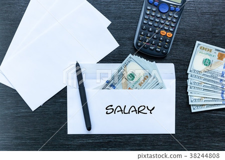 Bribe in an envelope. Salary Bribe in an envelope. Salary 38244808