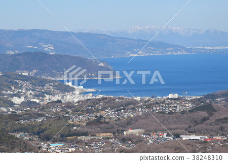 Hot spring town in Ito seen from Mt. Omuro 38248310