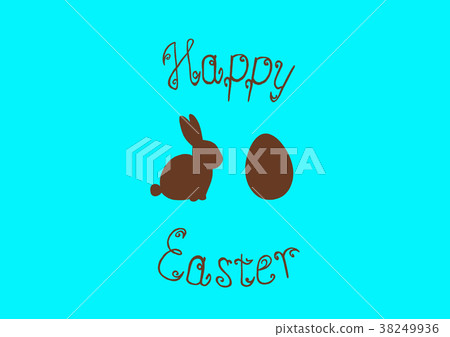 Easter bunny egg background Easter bunny egg background 38249936