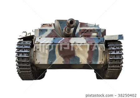 old Tank isolated on white background old Tank isolated on white background 38250402