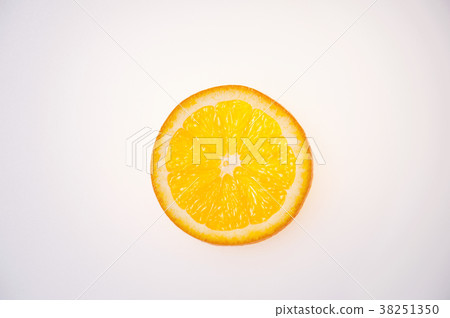 Juicy, fresh orange slice 38251350