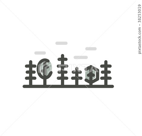 Summer forest adventure landscape. Outdoor scene 38253019
