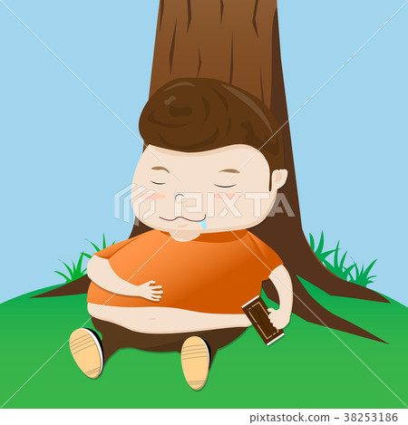 fat boy cartoon take a nap cartoon fat boy cartoon take a nap cartoon 38253186