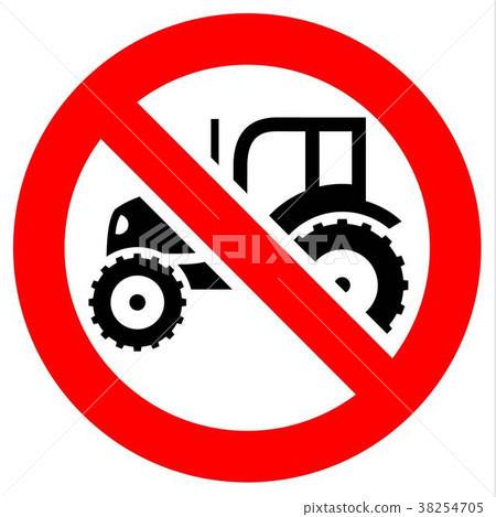 Prohibition red sign Prohibition red sign 38254705