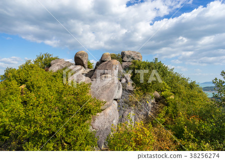白石島自然紀念物！ ！ Armor Rock（岡山縣Ka岡市）*照片的位置信息在作品的評論部分中提供 38256274