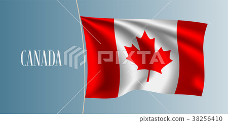 Canada waving flag vector illustration Canada waving flag vector illustration 38256410