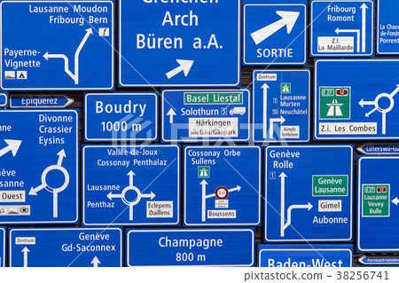 Swiss Road Signs 38256741