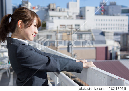 Japanese high school students 38258916