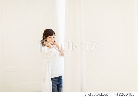 美女形象·中間婦女的肖像 美女形象·中間婦女的肖像 38260493