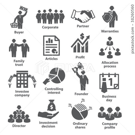 Business management icons Pack 38 Business management icons Pack 38 38260560