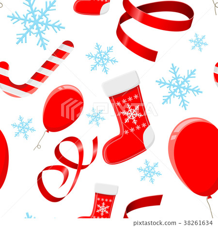 Christmas decorations. Red 3d elements and blue Christmas decorations. Red 3d elements and blue 38261634