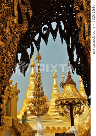 緬甸:Shwedagon Paya 緬甸:Shwedagon Paya 38261636