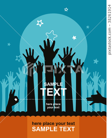Hands in the air. Hands in the air. 38261914