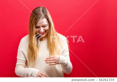 Happy young woman 38262154