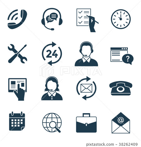 Digital call center and customer support objects 38262409